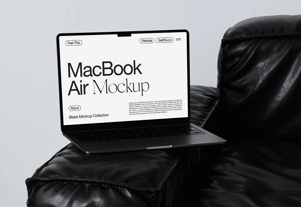 MacBook Air Mockup for webflow layout